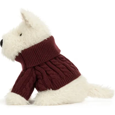 Munro Scottie Dog 'Winter Jumper'