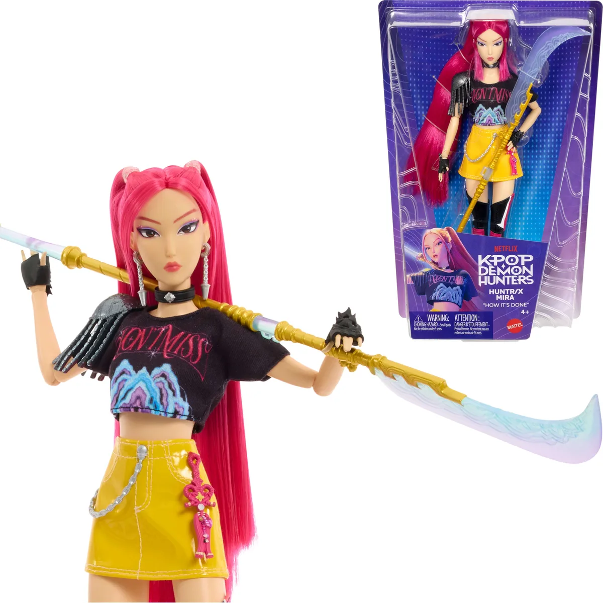 KPop Demon Hunters Mira Fashion Doll — “How It's Done”