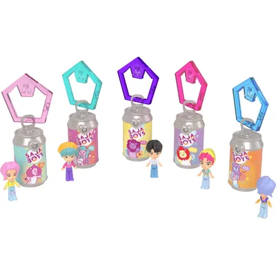 Polly Pocket × KPop Demon Hunters Saja Boys 5-Pack