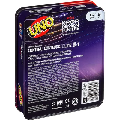 UNO KPop Demon Hunters — Collector Tin