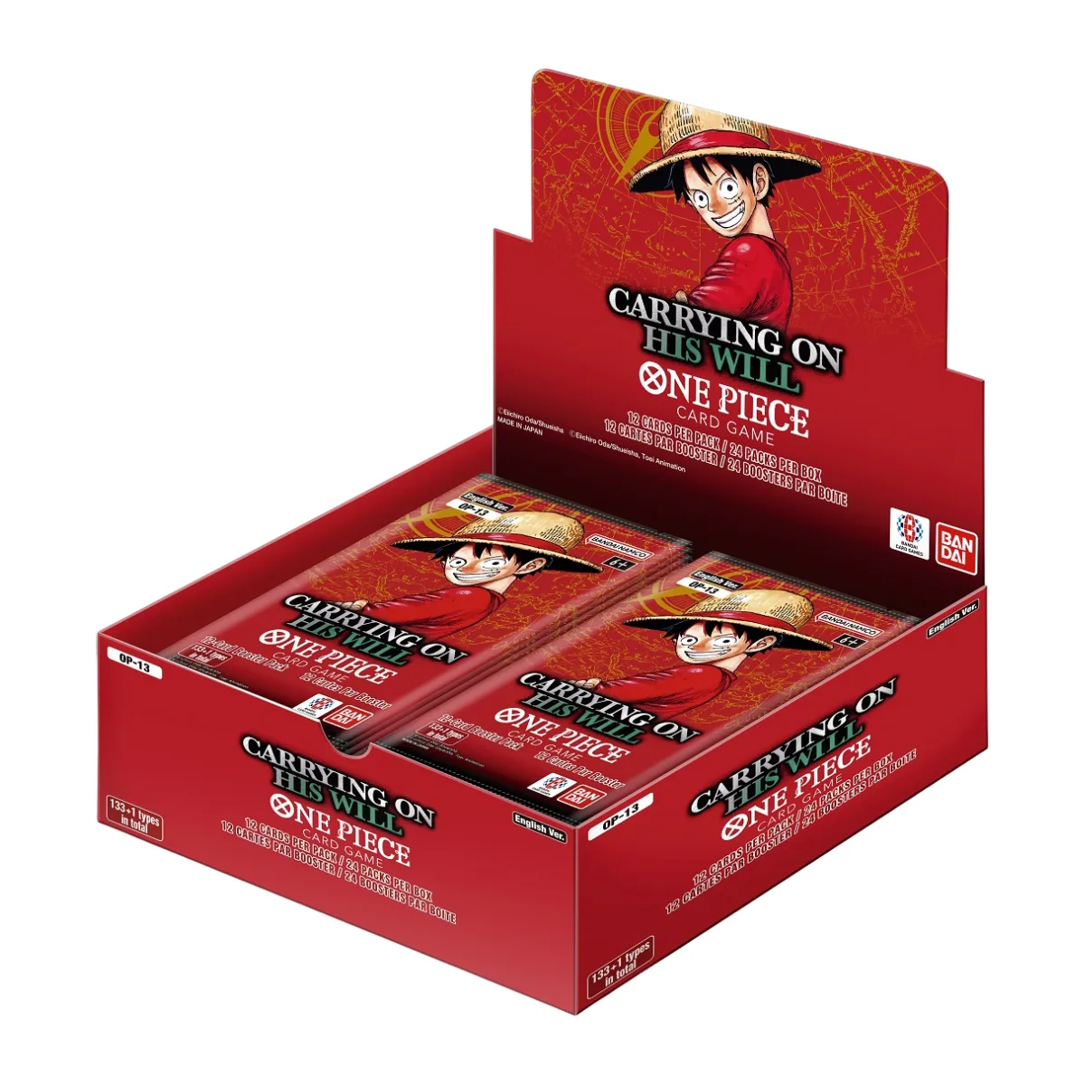 One Piece Card Game: Carrying on his Will (OP-13) Booster Box